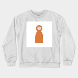 Orange people person Crewneck Sweatshirt